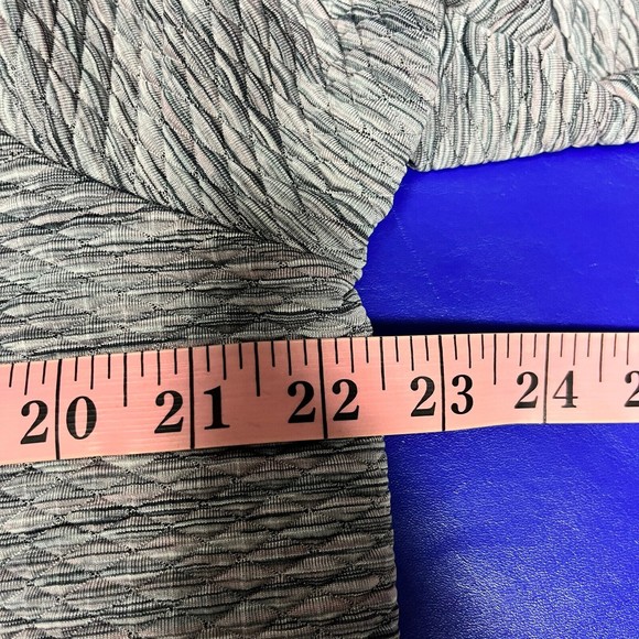 Talbots Womens Open Front Jacket Cardigan Size Large Waffle Textured Gray - Picture 5 of 8